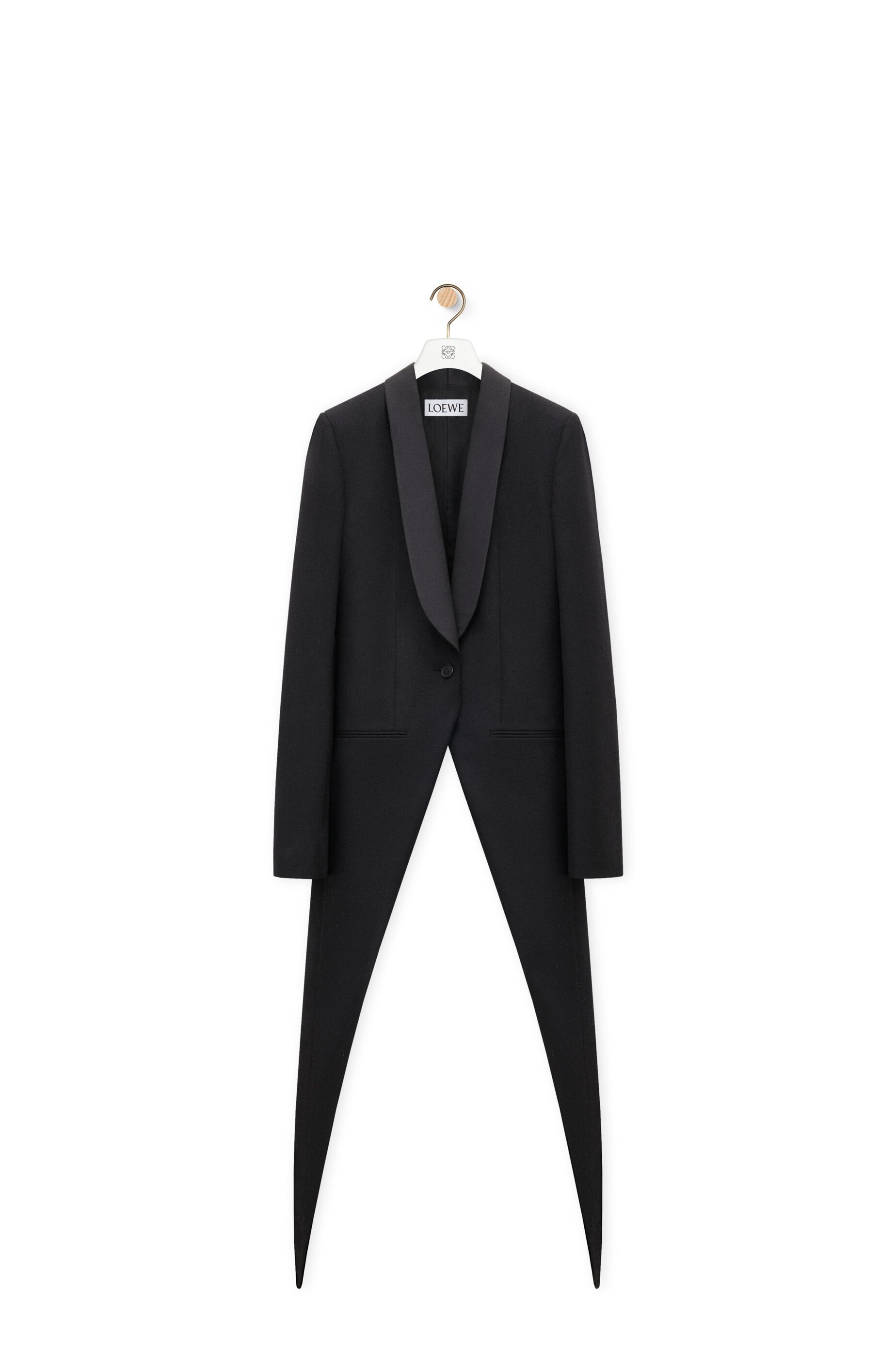 Tail jacket in wool - 1