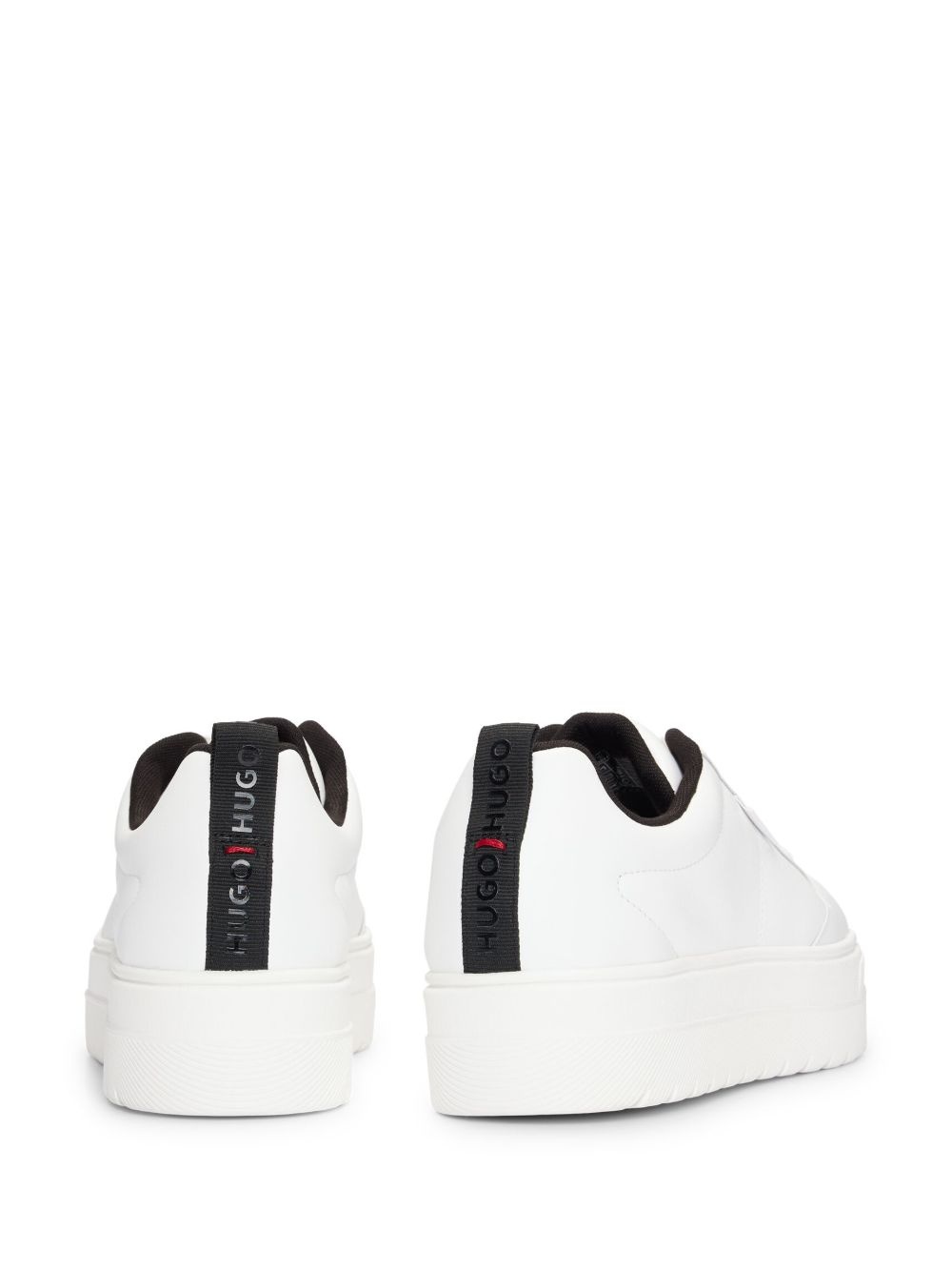 logo-patch platform sneakers - 3