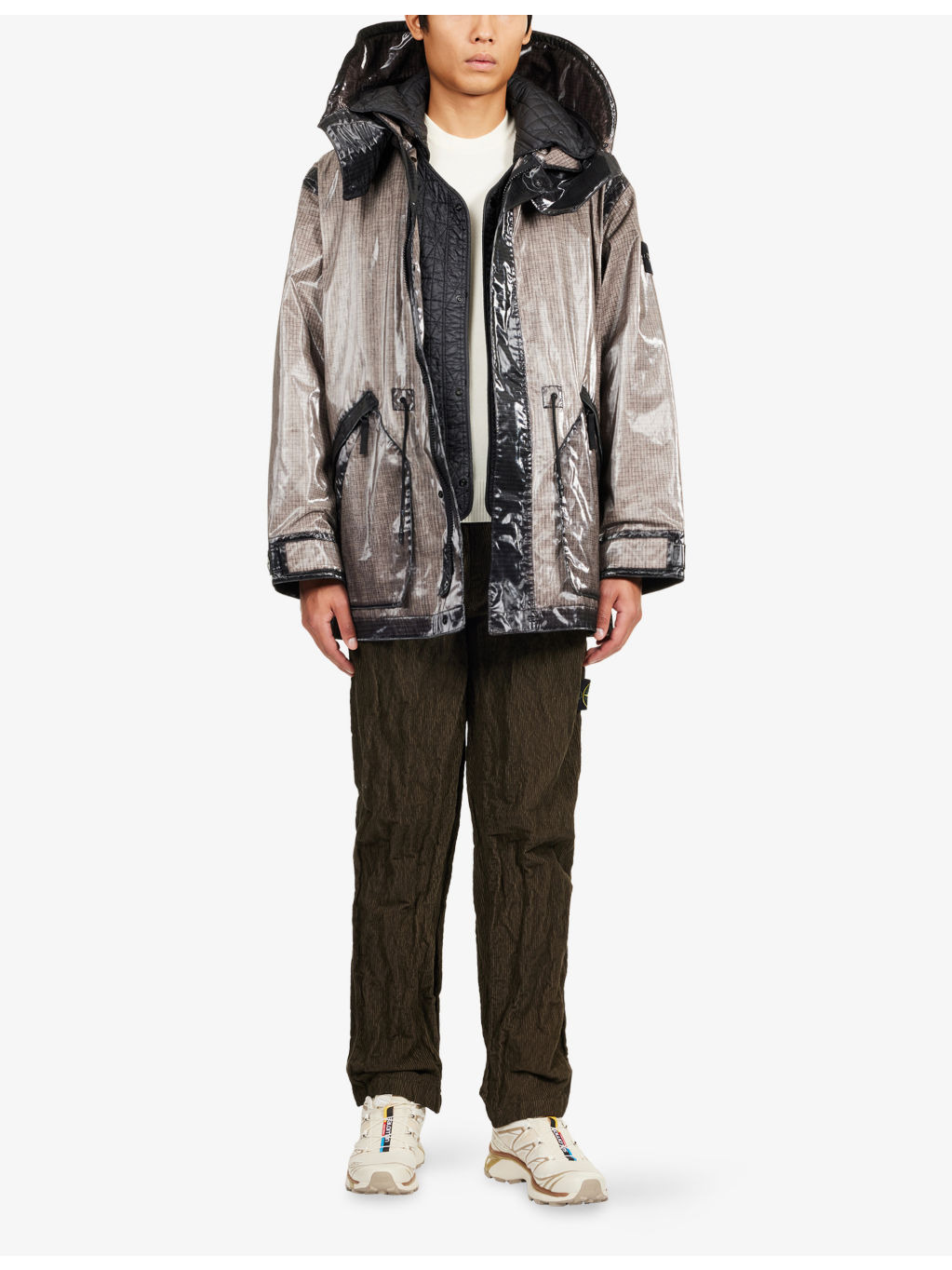 Uneven Ripstop Parka Coat - 2