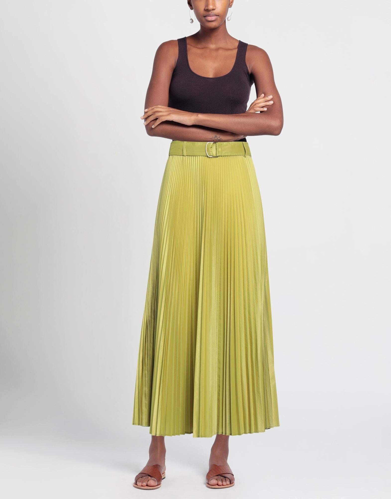 Acid green Women's Maxi Skirts - 2