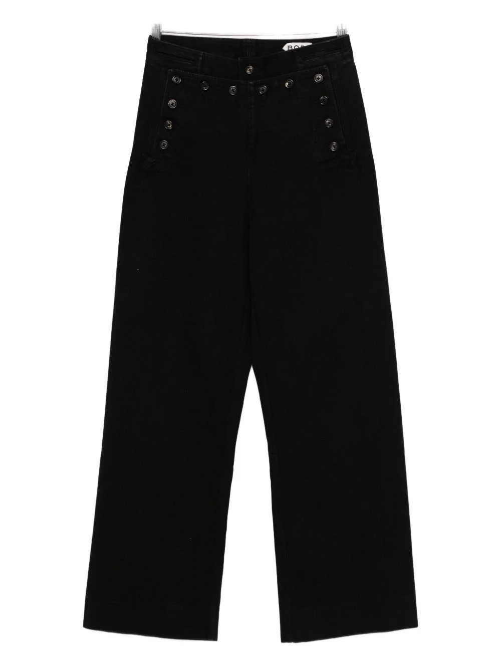 button-detailed jeans - 1