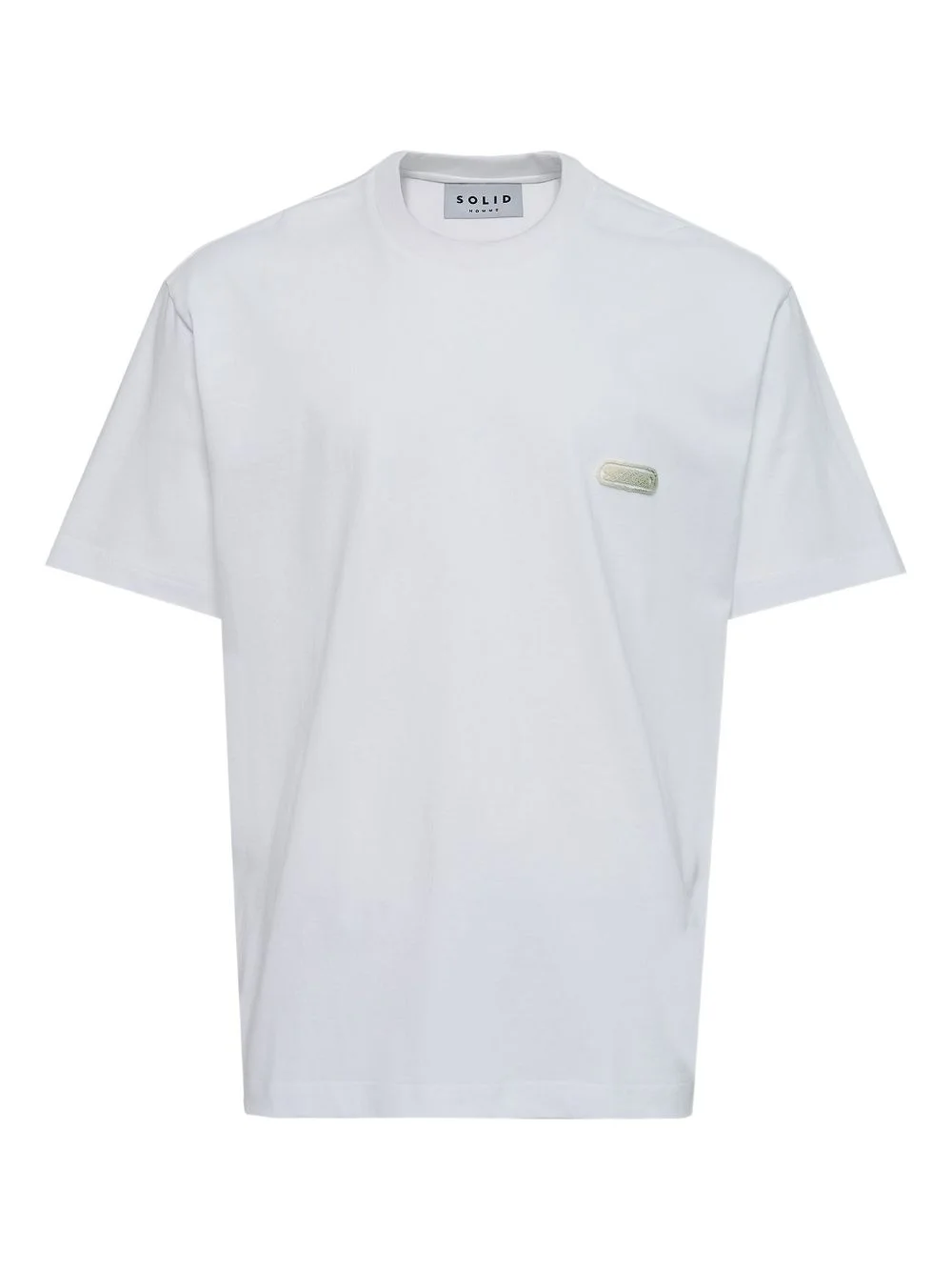 flocked-finish T-shirt - 1