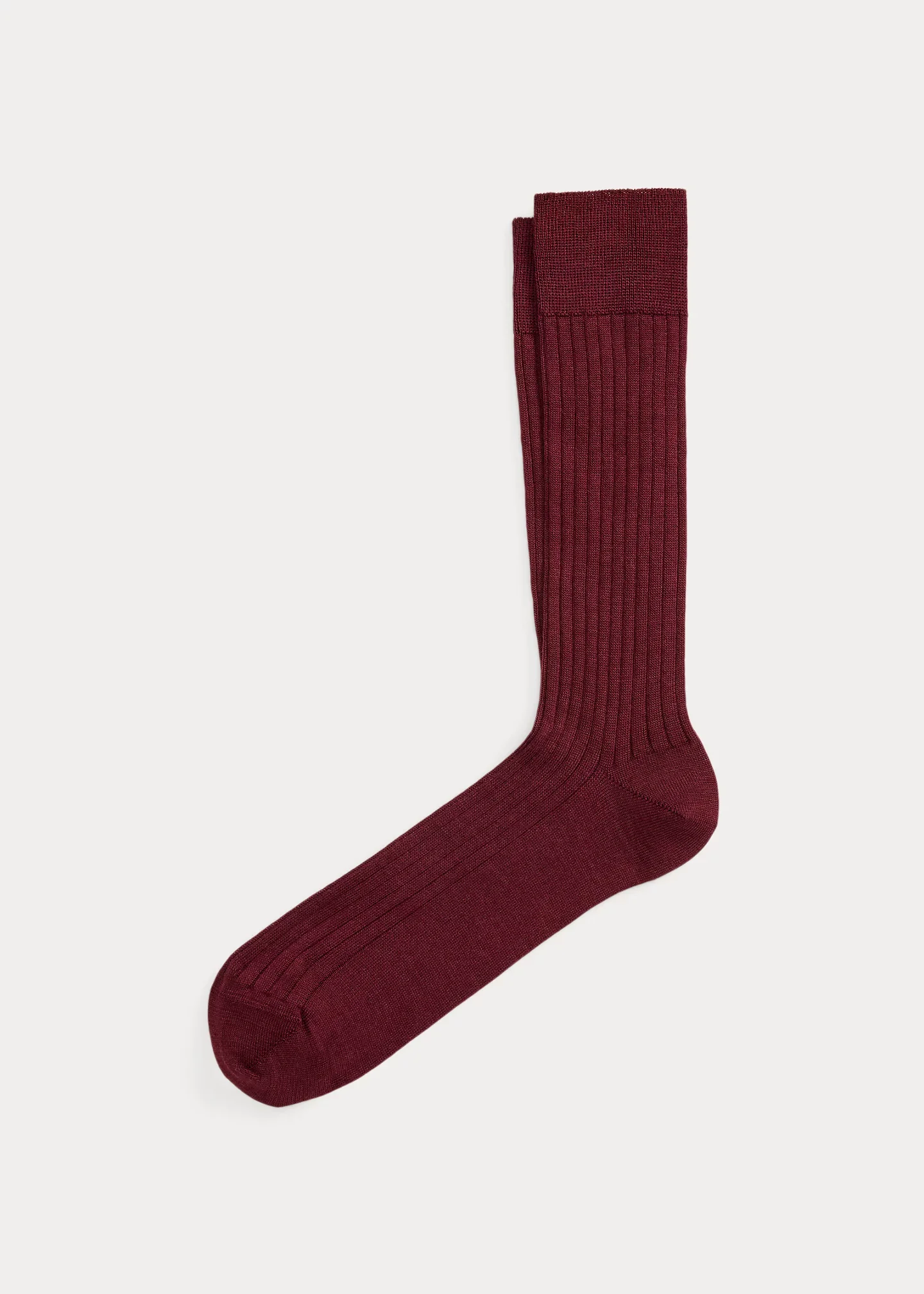 Ribbed Merino Wool-Blend Dress Socks - 1
