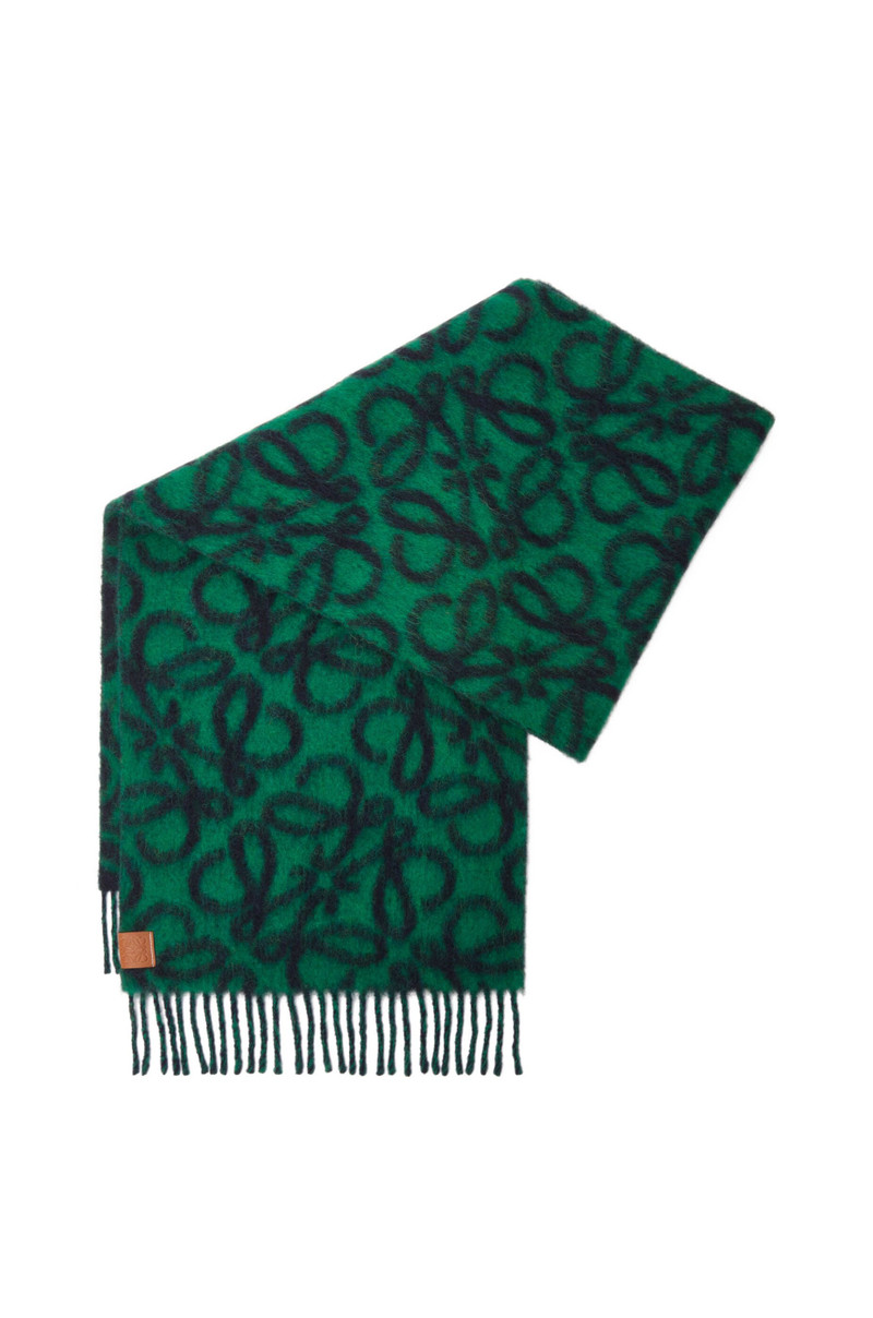 Loewe Anagram scarf in alpaca and wool outlook