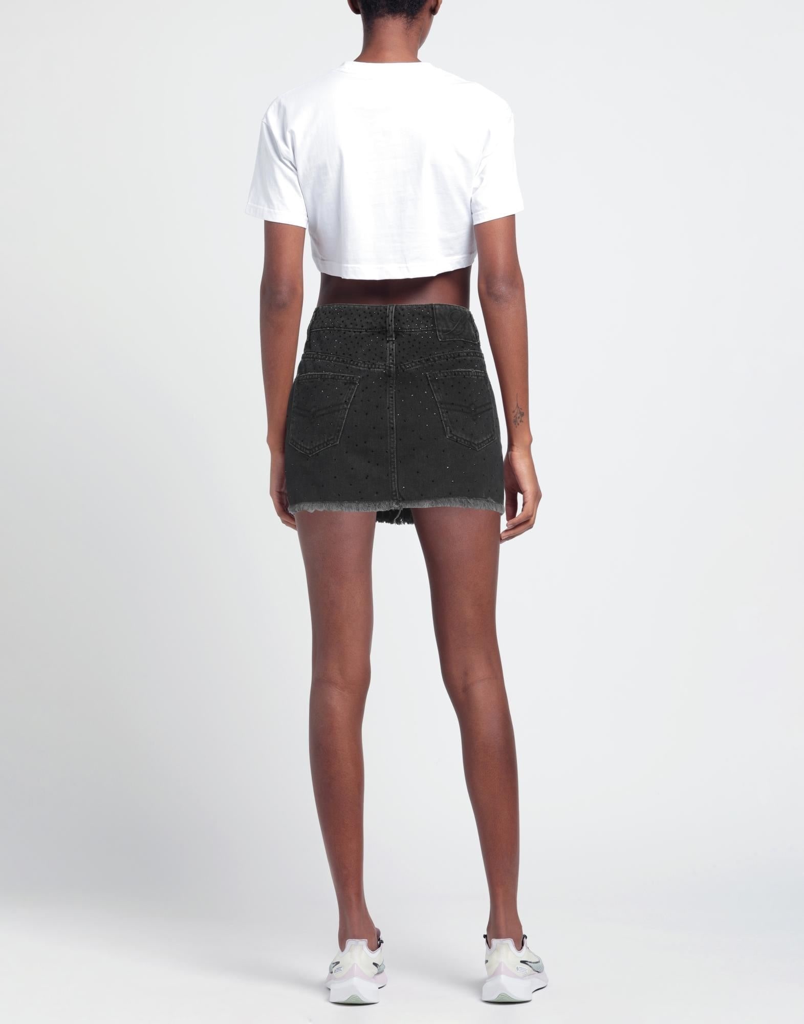 Black Women's Denim Skirt - 3