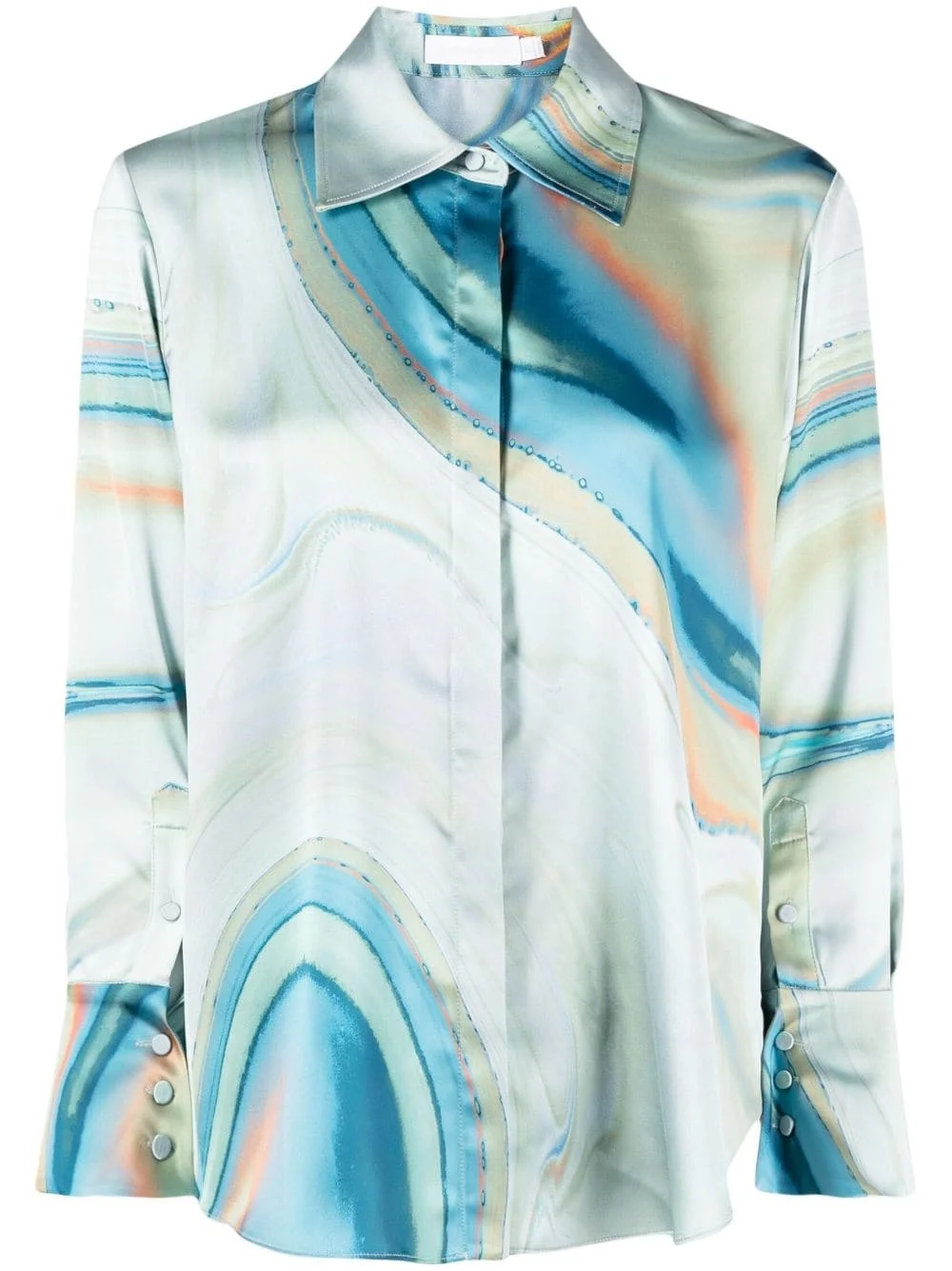 Elika marble-print shirt - 1