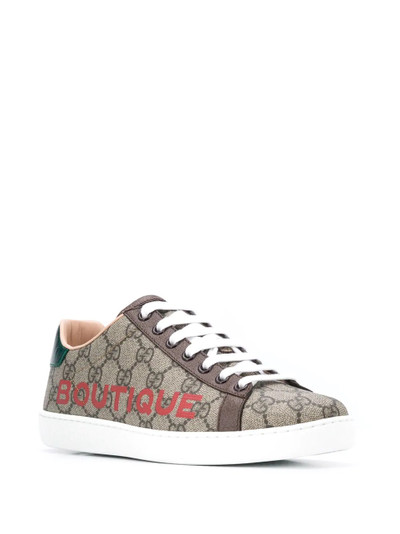 GUCCI Boutique print sneakers outlook