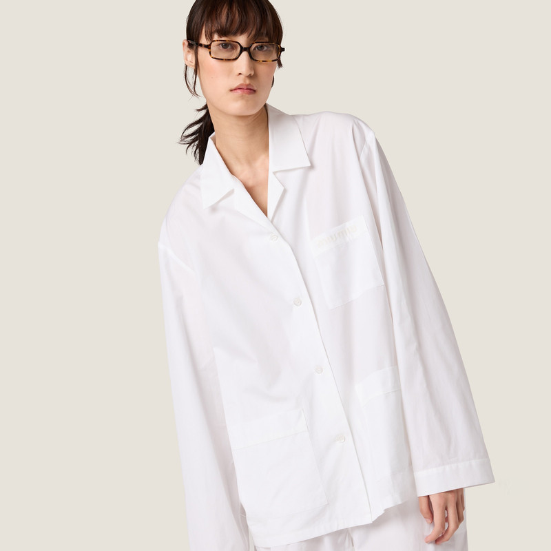 Miu Miu Poplin shirt outlook