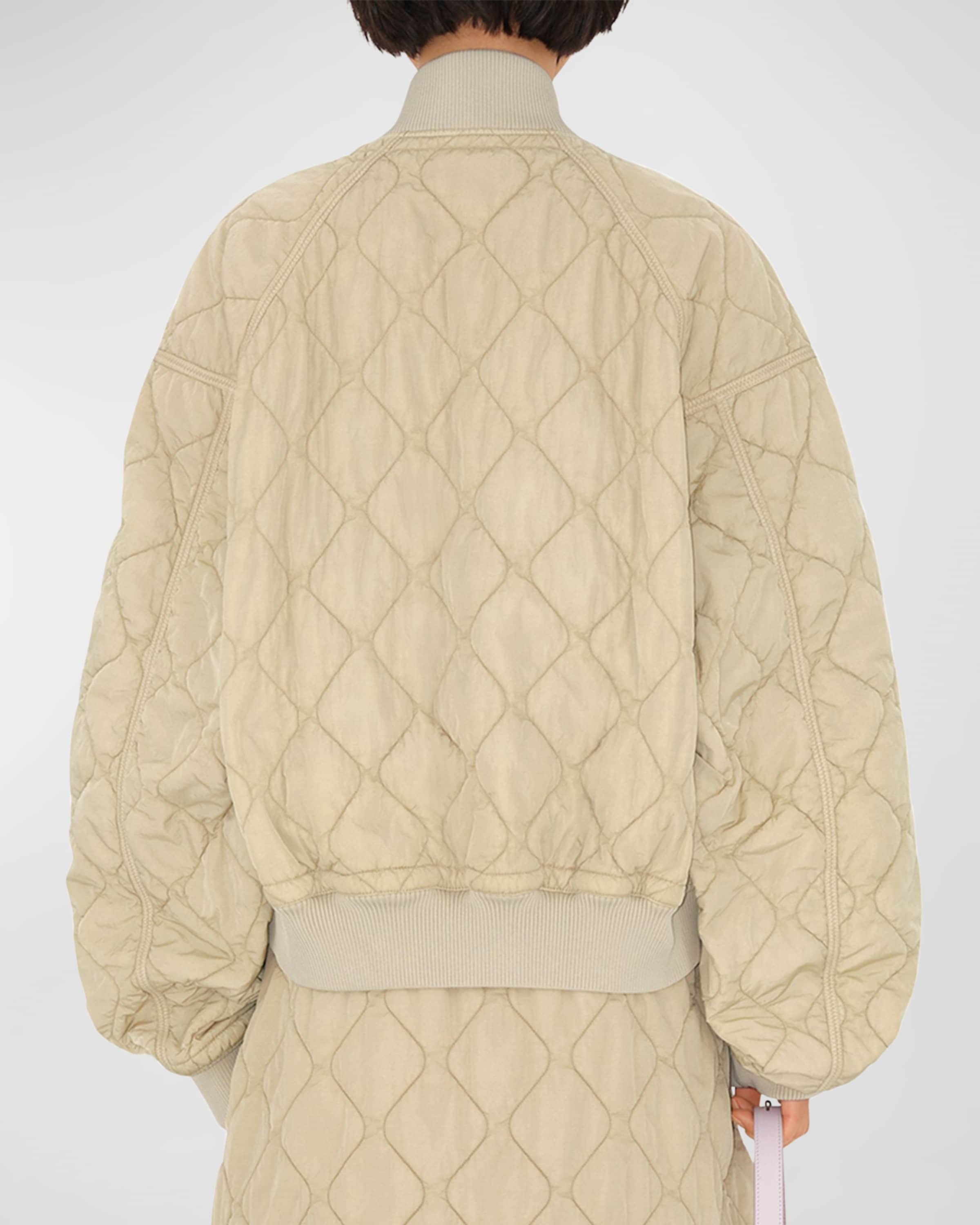 Quilted Bomber Jacket - 4