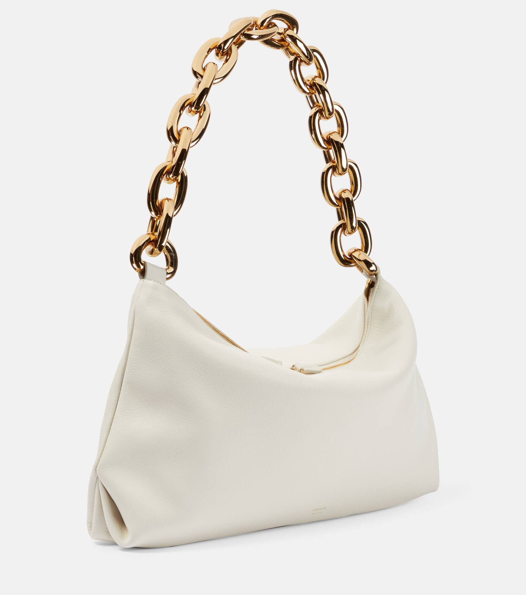 Clara leather shoulder bag - 4