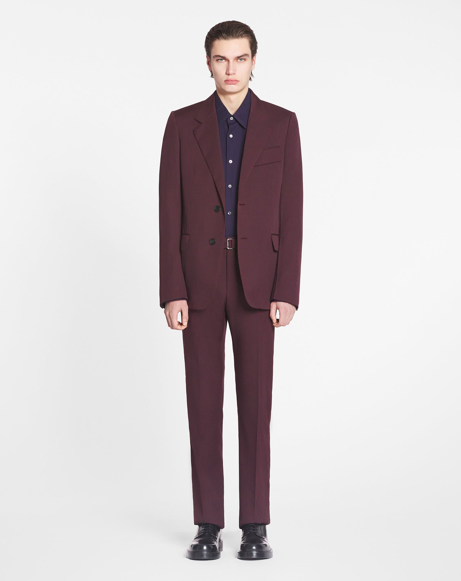 SUIT PANTS WITH BELT - 2