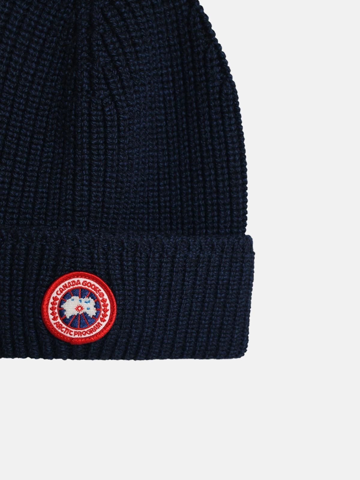 ARTIC DISC BLUE WOOL BEANIE - 3