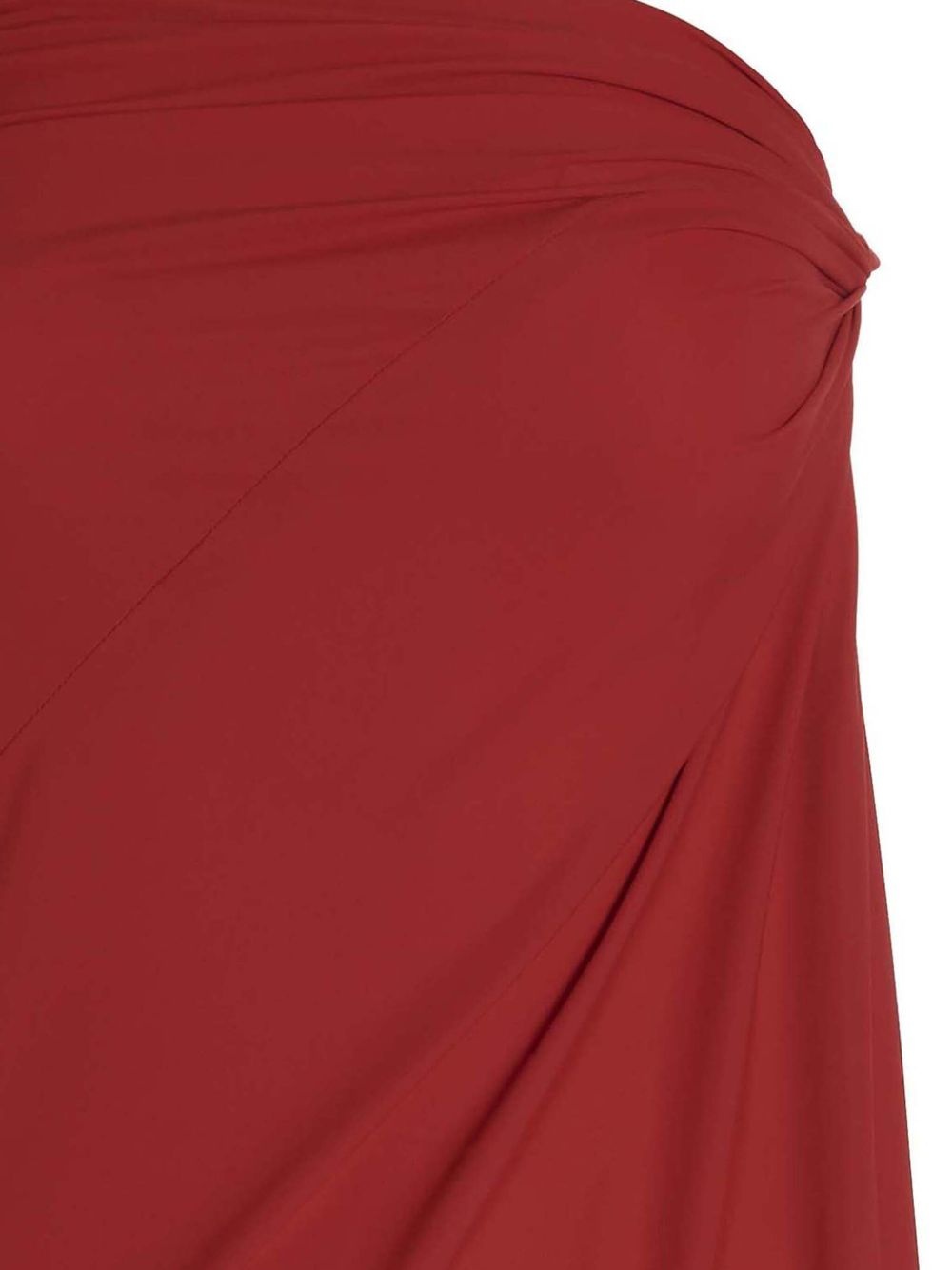 draped midi skirt - 3