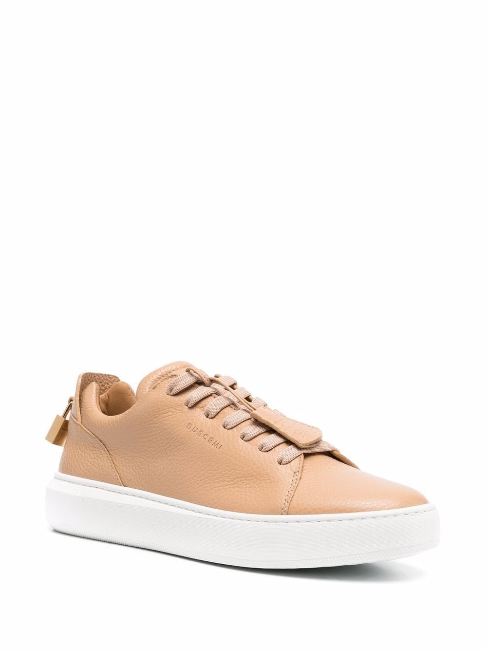 padlock-detail low top sneakers - 2