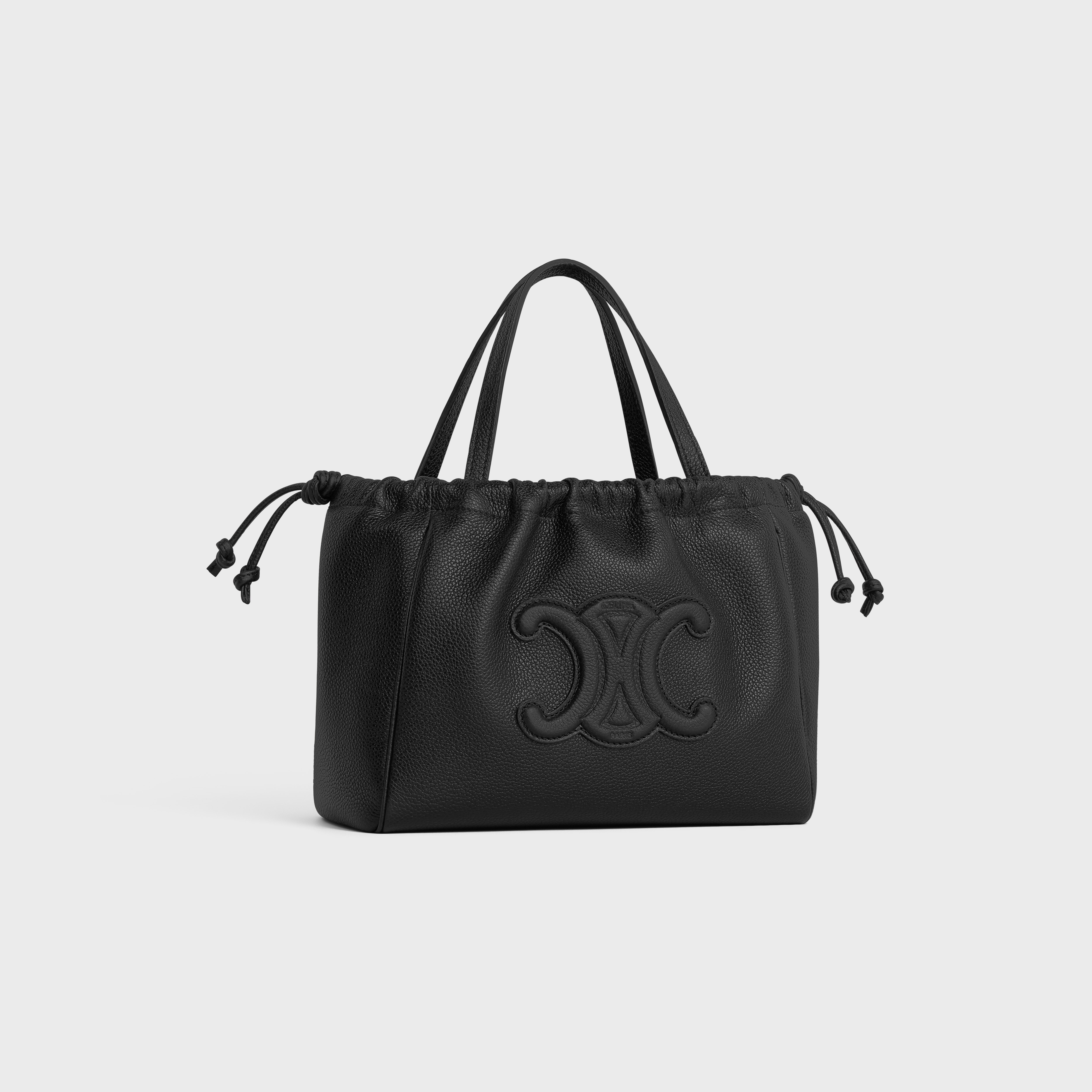 SMALL CABAS DRAWSTRING CUIR TRIOMPHE in Grained calfskin - 2