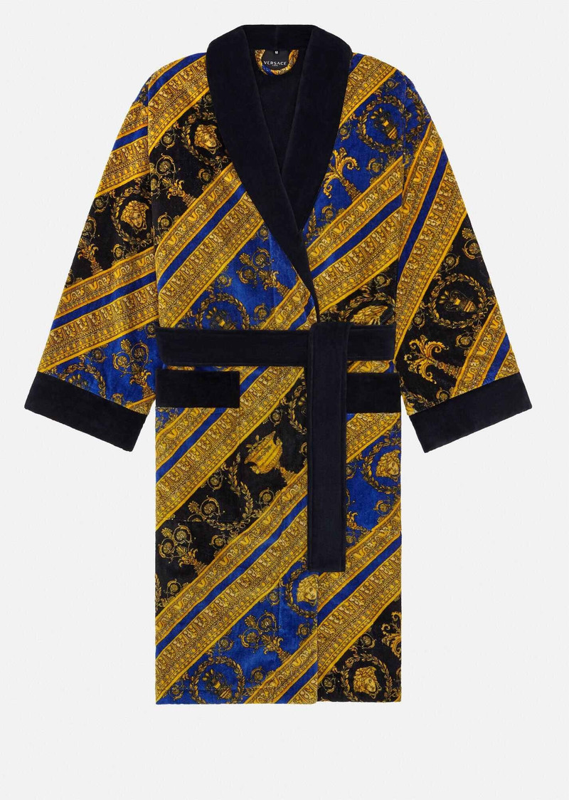 I ♡ Baroque Print Bathrobe 1
