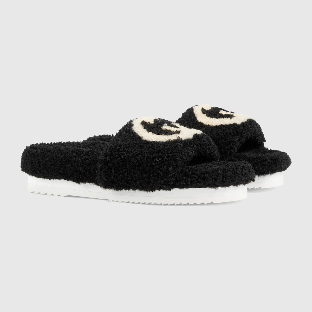Women's slide sandal with Interlocking G - 2