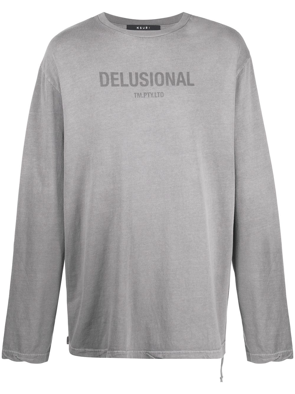 Delusional long-sleeved cotton T-shirt - 1