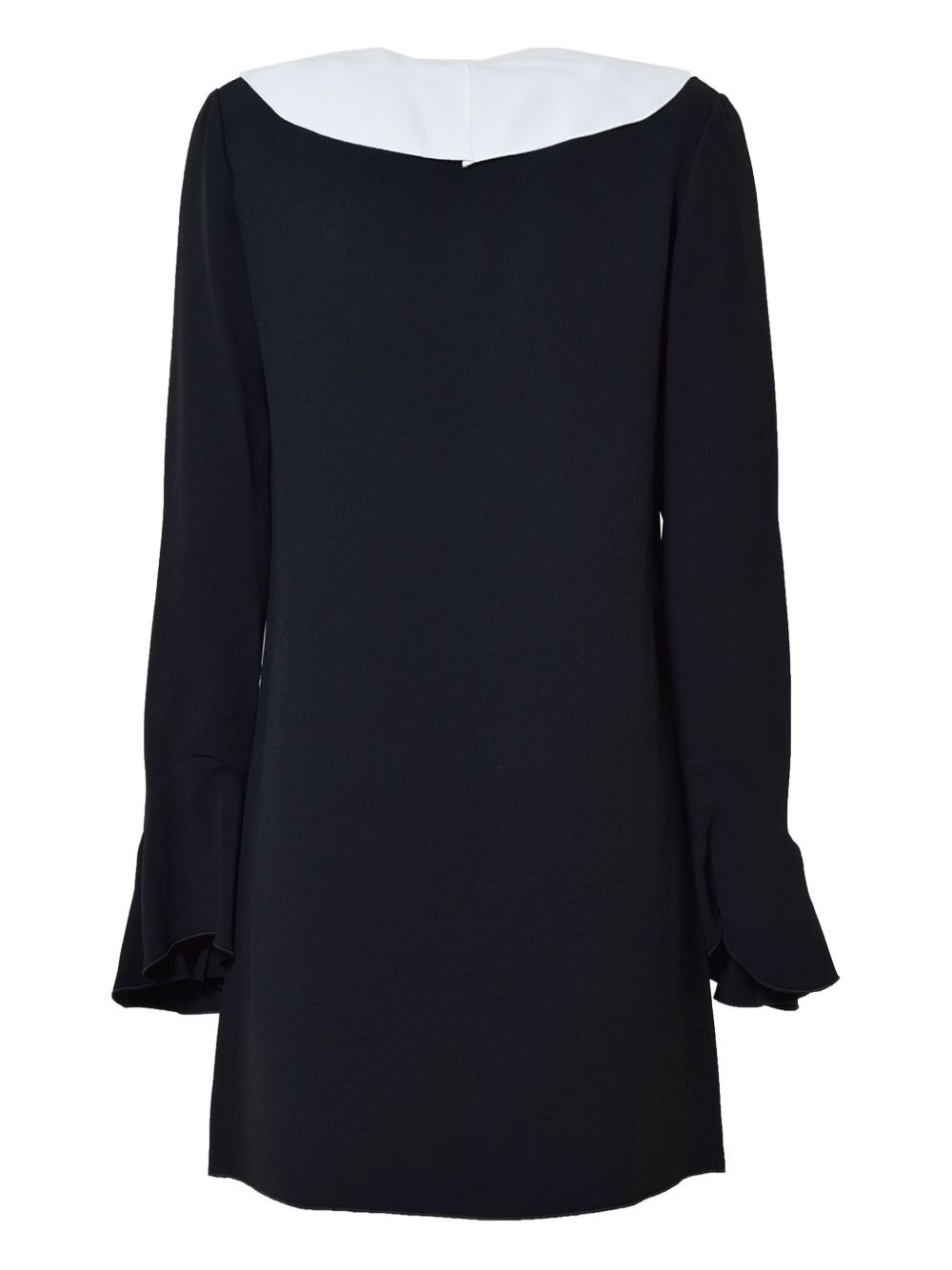 V-neck ruffle-detail dress - 2