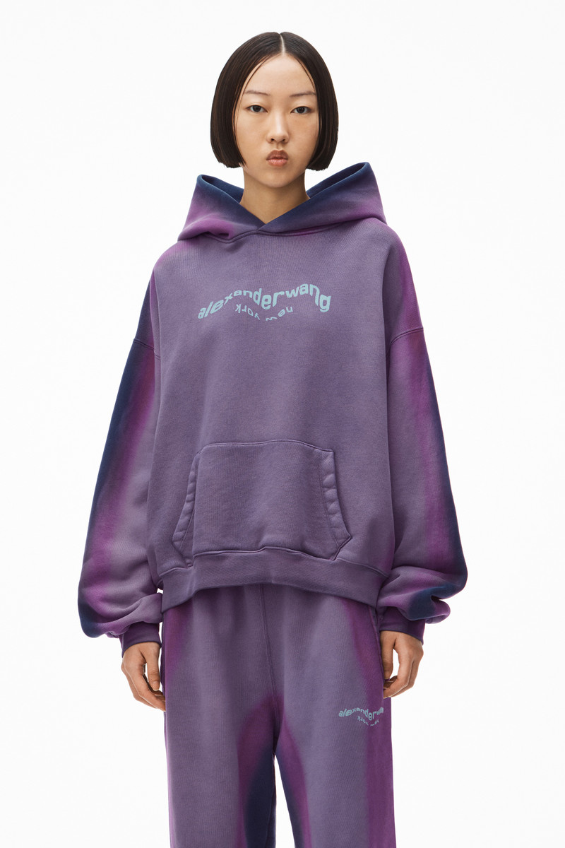 LONG-SLEEVE HOODIE IN GARMENT DYED TERRY 2