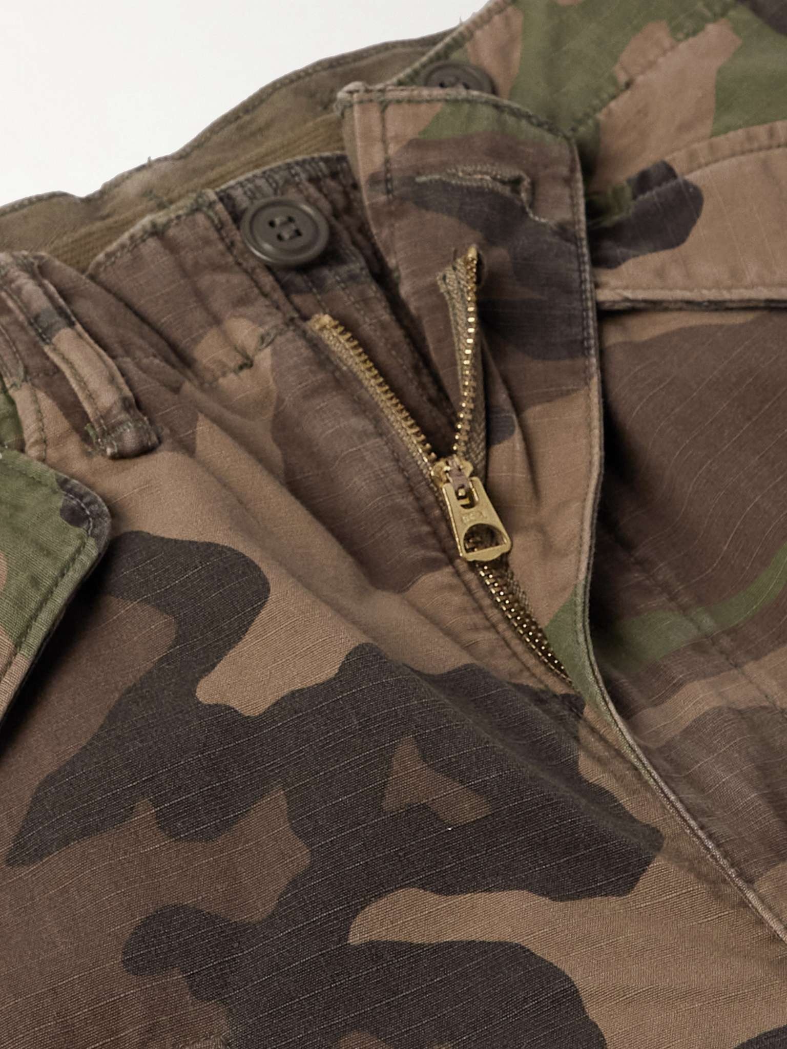 RRL by Ralph Lauren Tapered Camouflage-Print Cotton-Ripstop Cargo