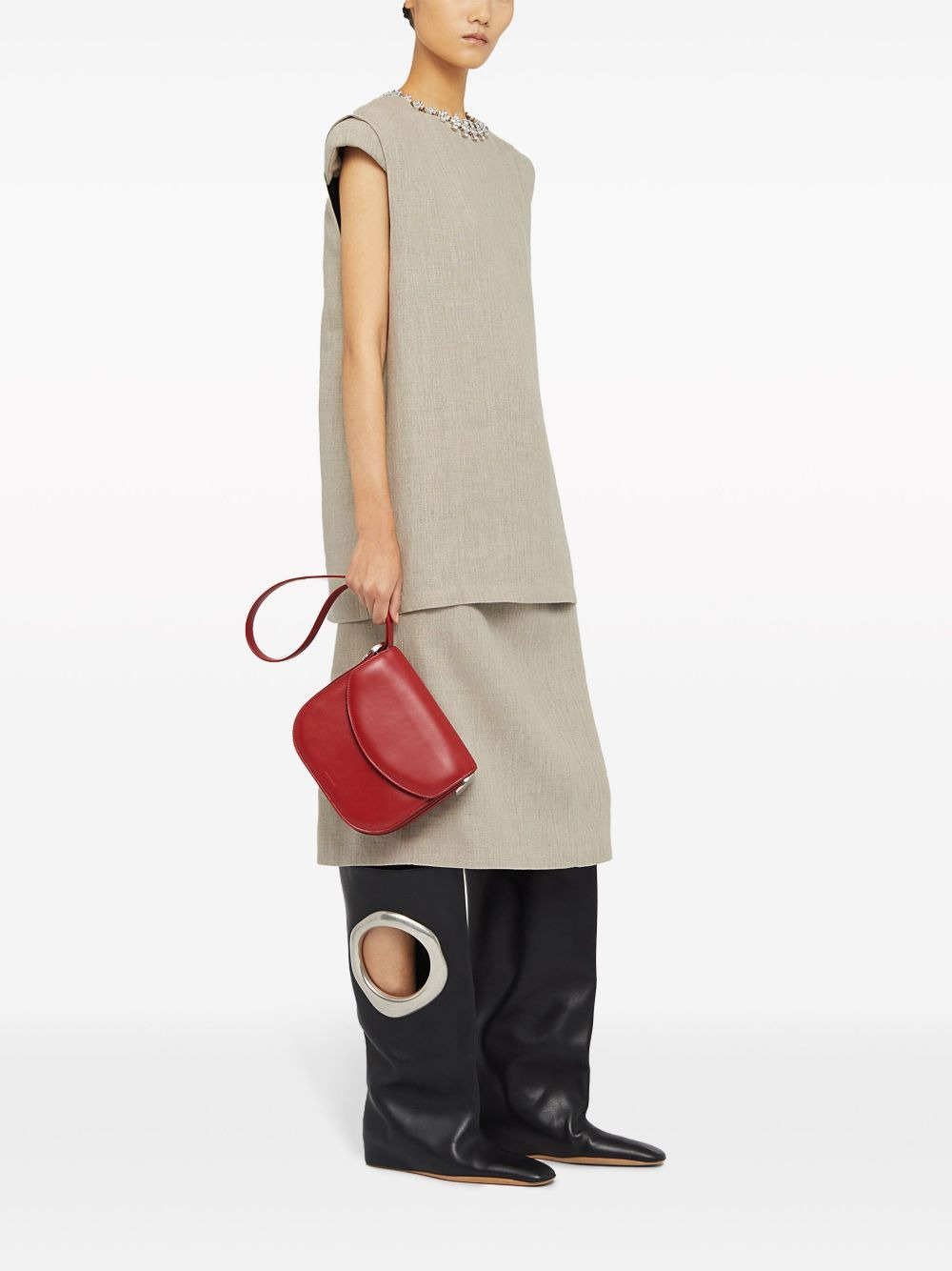Jil Sander Women Coin Medium Shoulder Bag - 3
