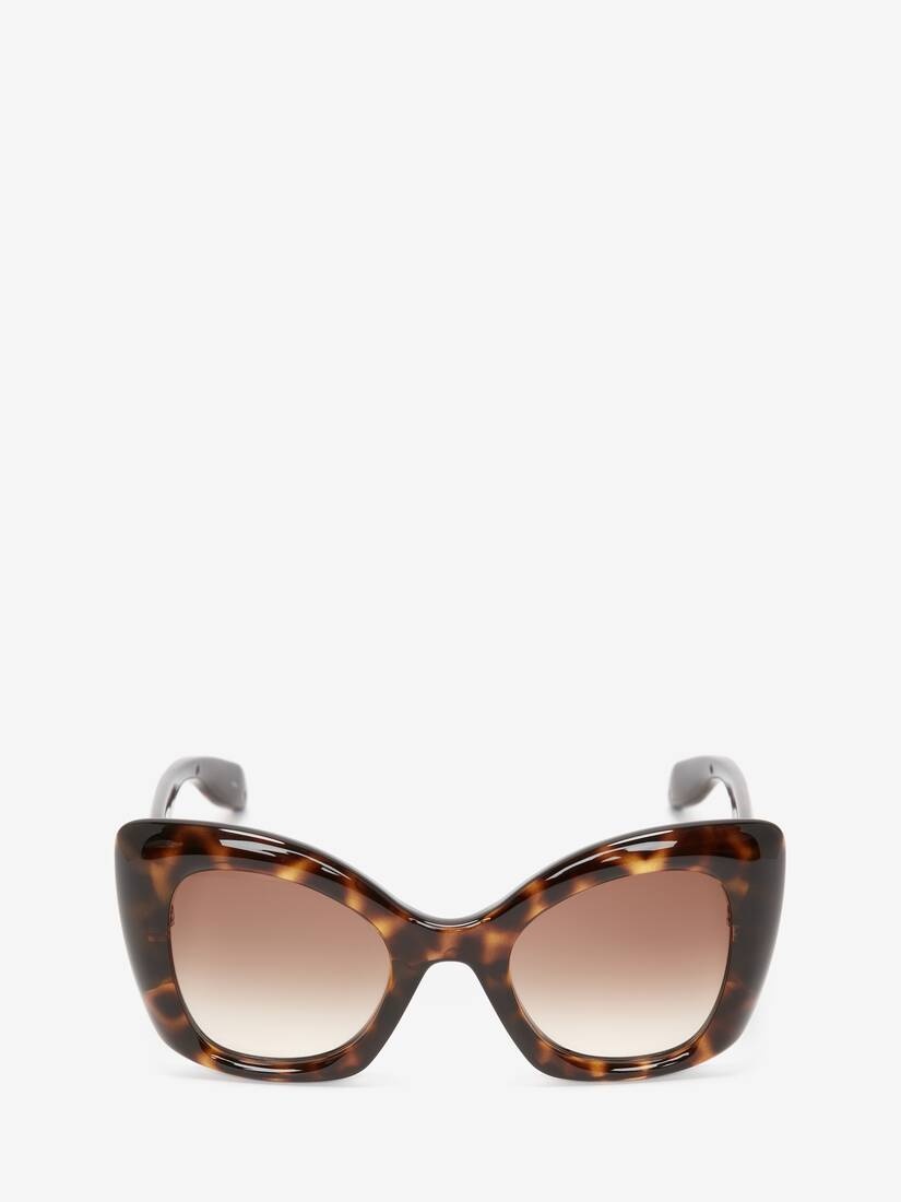Women's The Curve Butterfly Sunglasses in Havana - 1