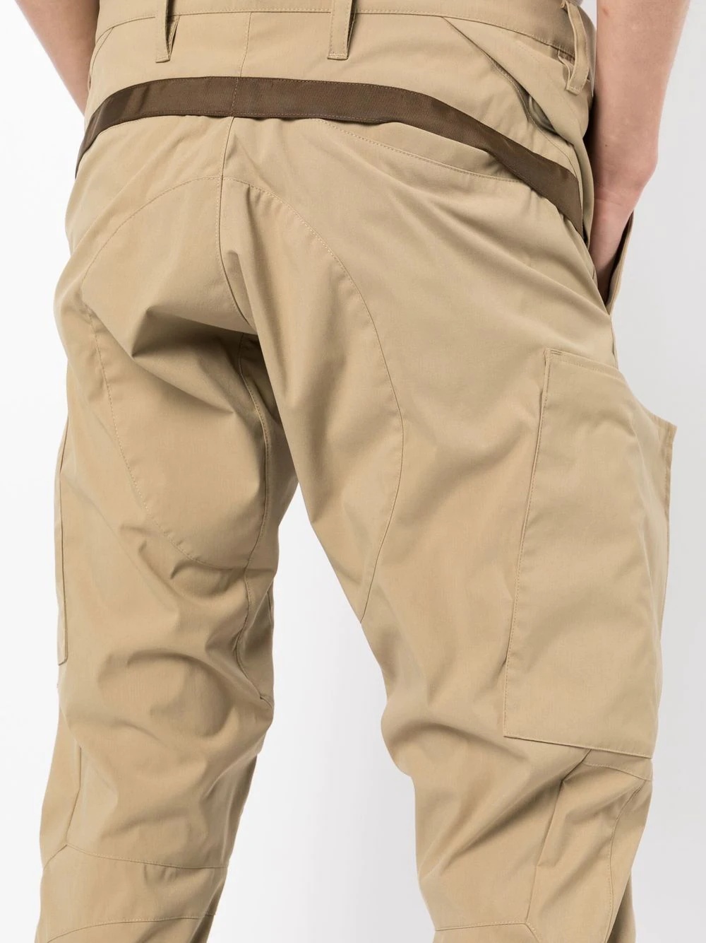 articulated cargo-pocket detail trousers - 5