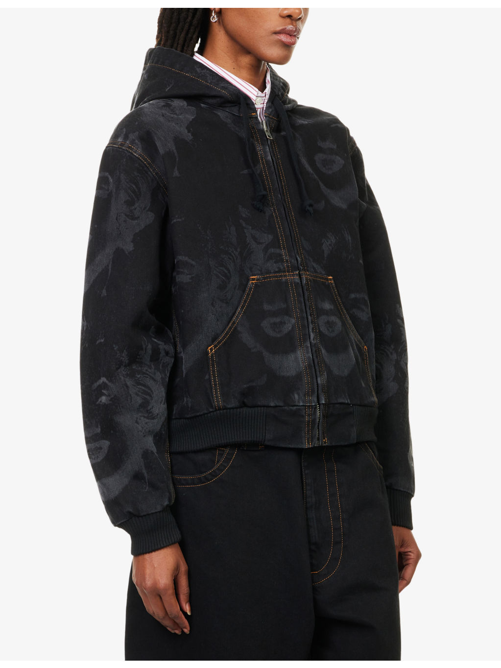Marilyn Hooded Denim Jacket - 3