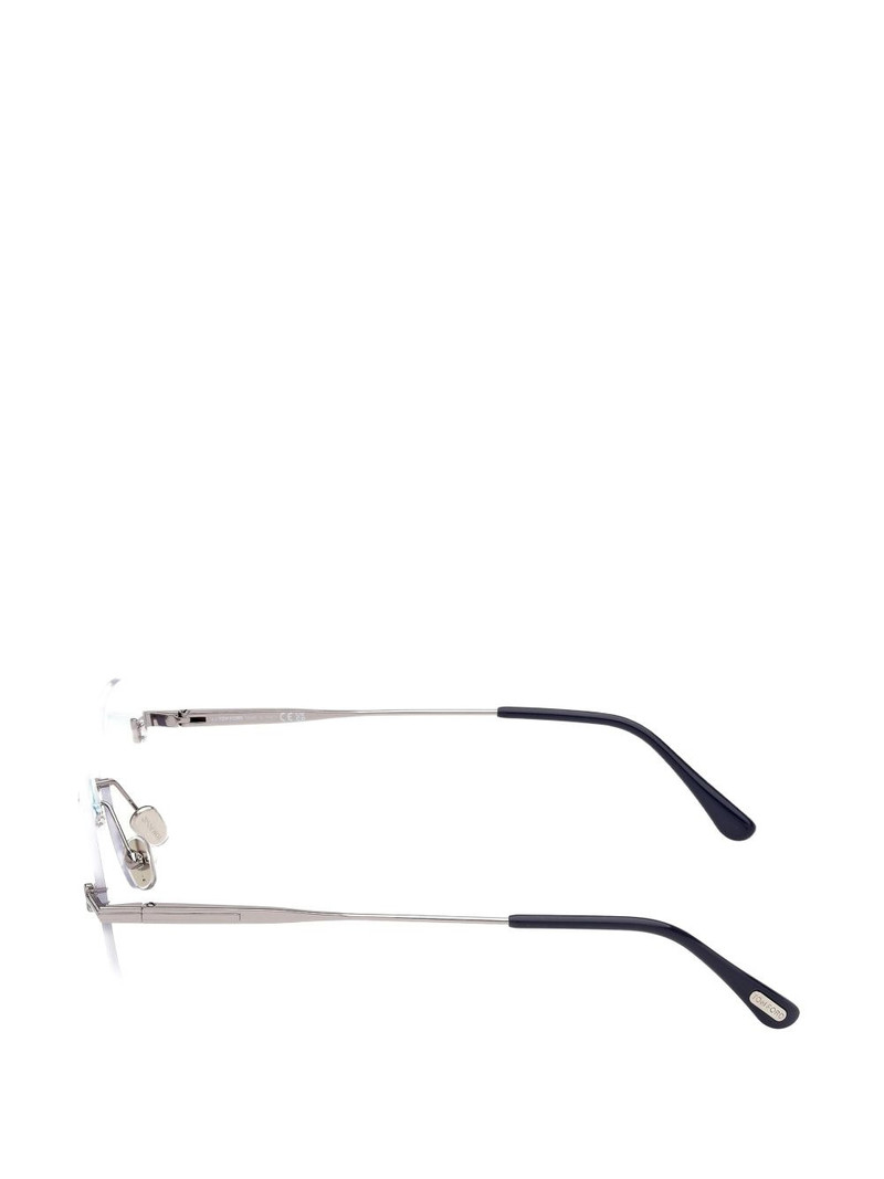 rimless oval-frame glasses 3