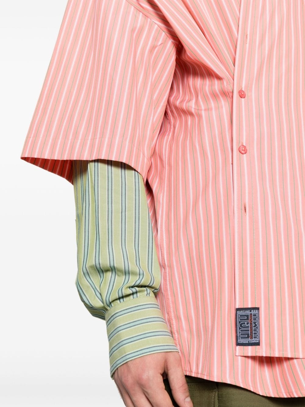 striped bowling shirt - 5