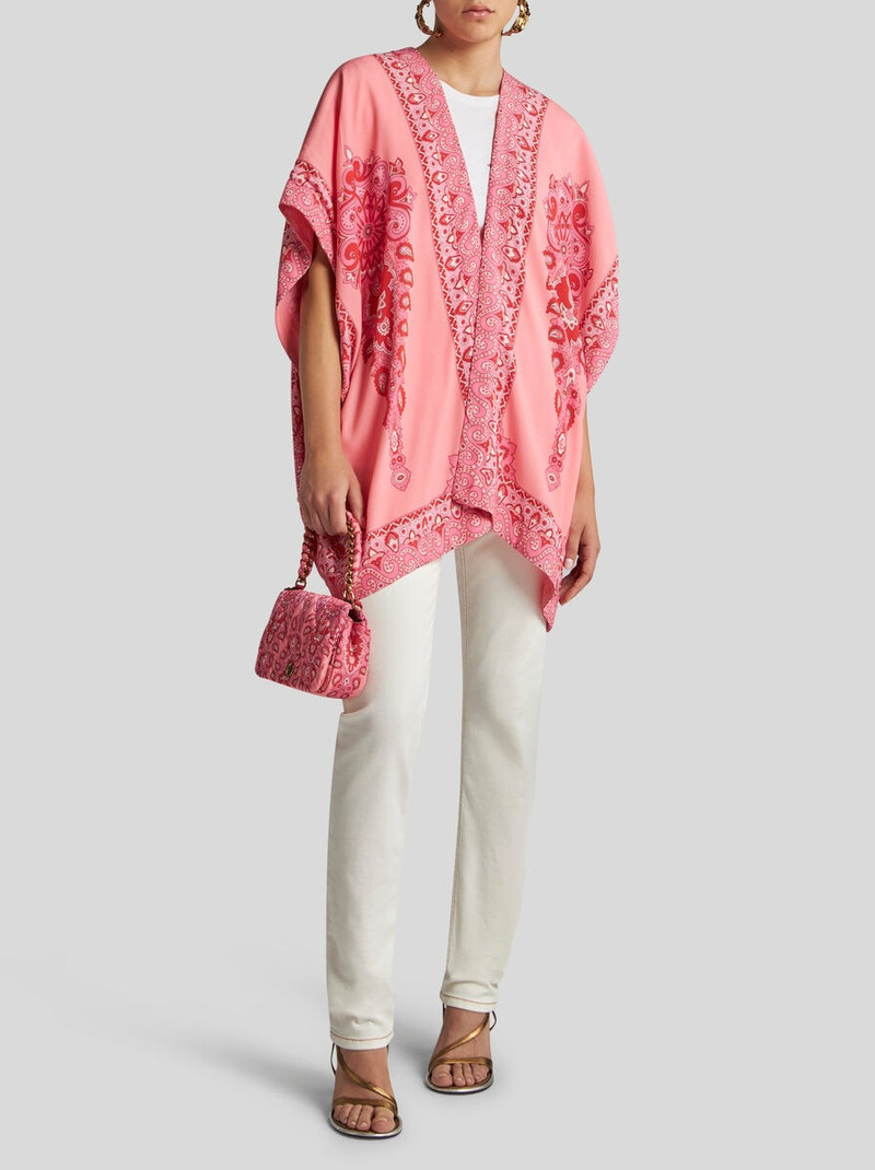 Etro KESA ROBE WITH TONAL PLACED PRINTS outlook