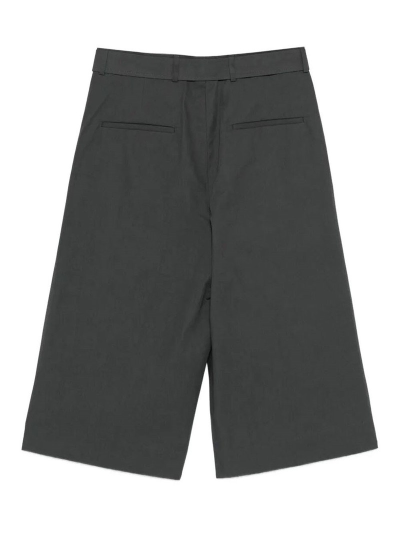 Dries Van Noten BERMUDA PREACHES IN POPELINE WITH BELT outlook