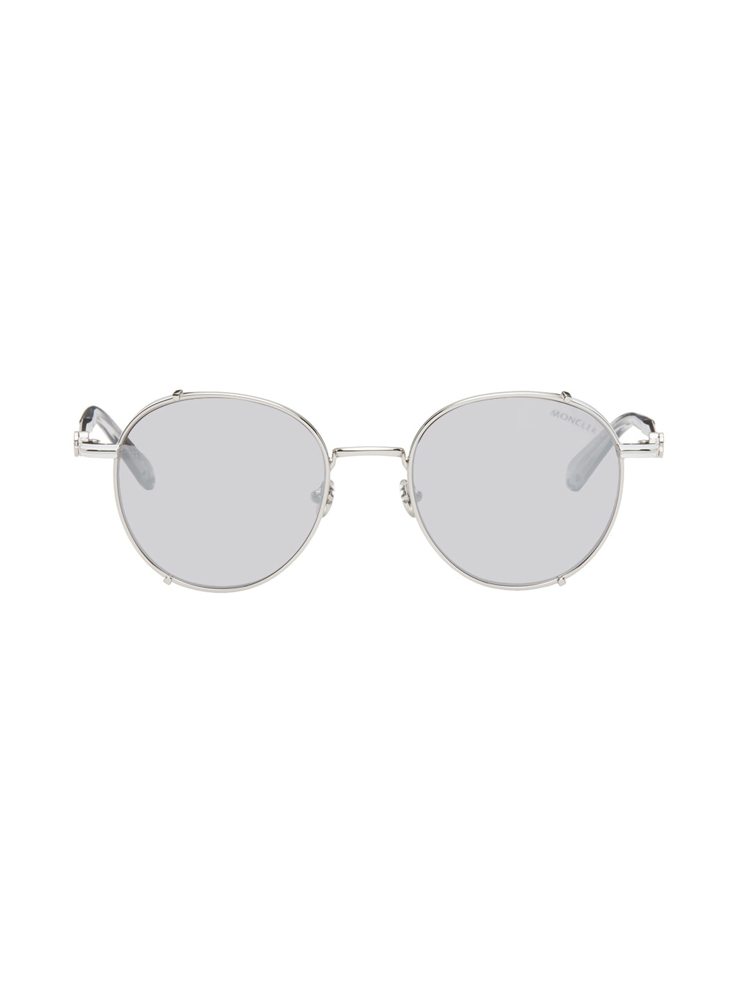 Silver & White Owlet Sunglasses - 1