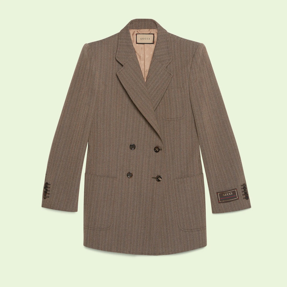 ジャケット GUCCI HERRINGBONE WOOL JACKET GUCCI Herringbone wool jacket | REVERSIBLE