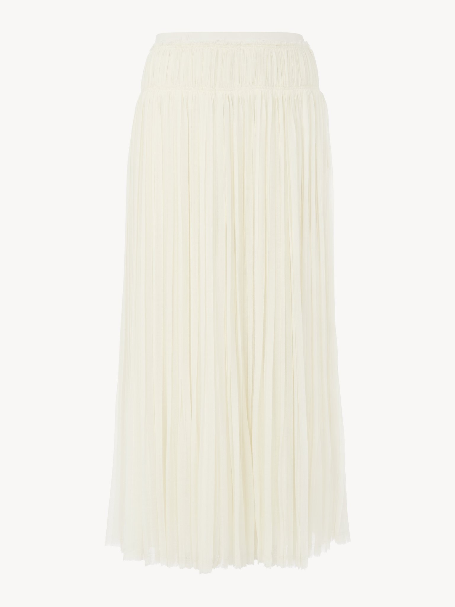 PLEATED MID-LENGTH SKIRT - 5