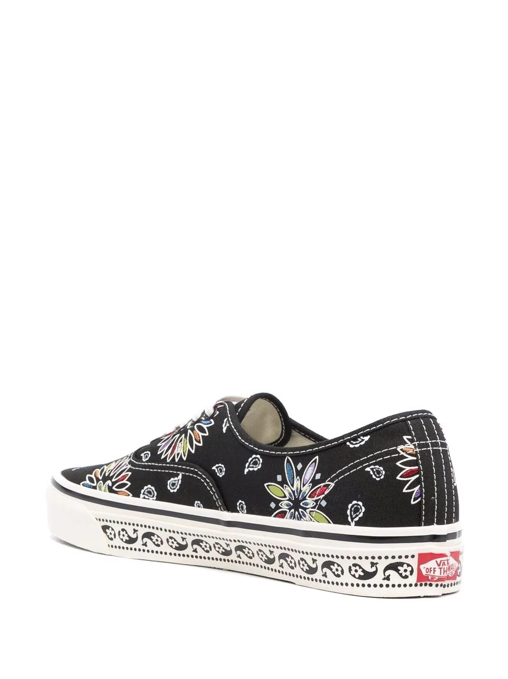 paisley low-top trainers - 3