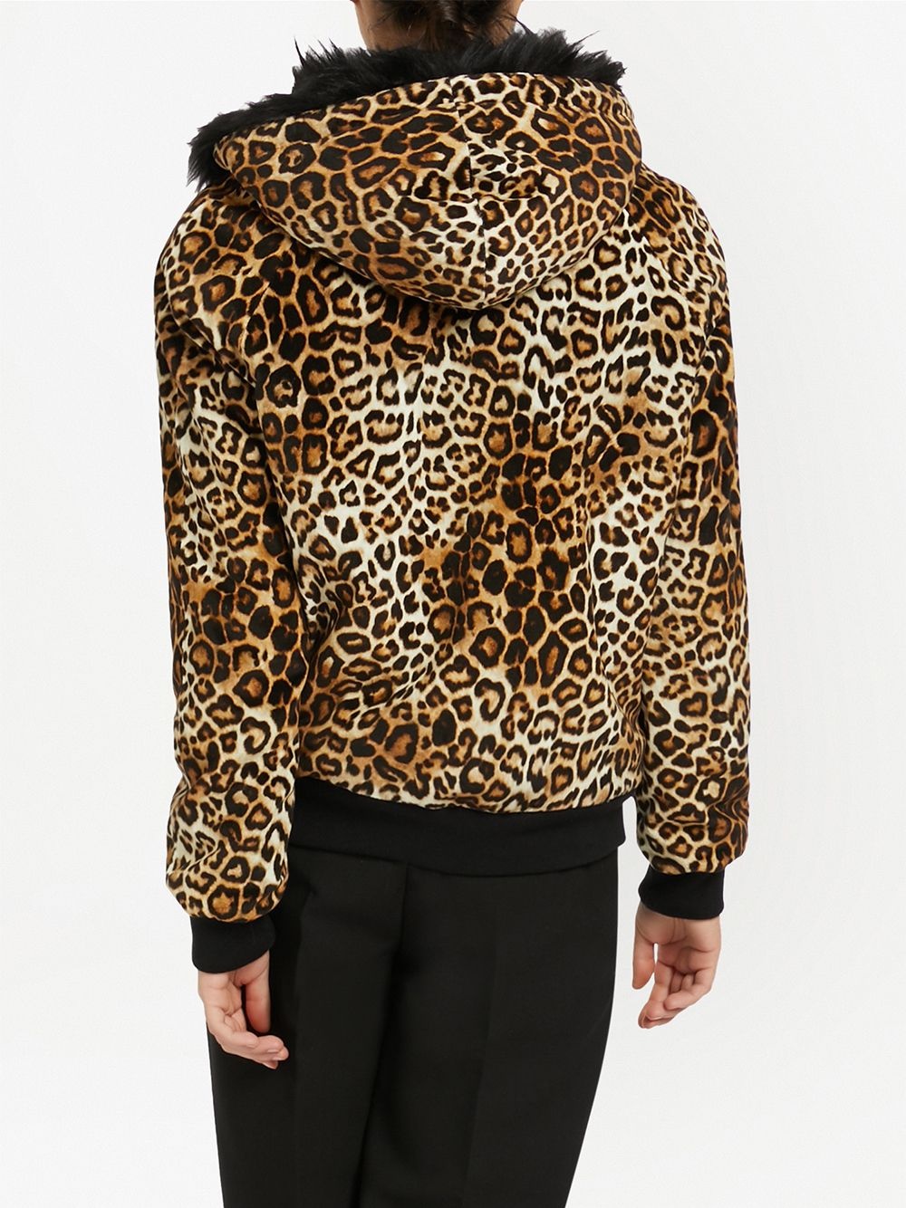 Tasha leopard-print hooded jacket - 4