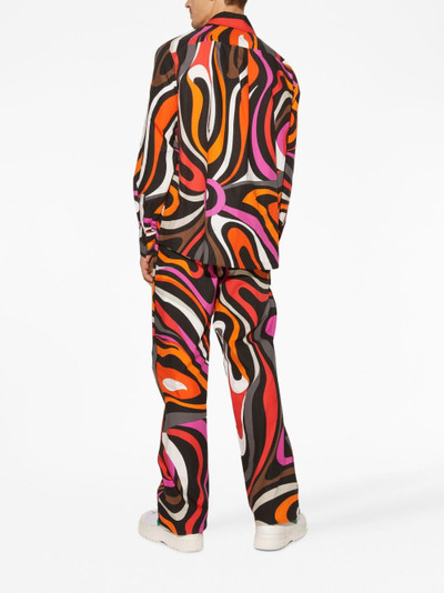 PUCCI abstract-print cotton shirt outlook