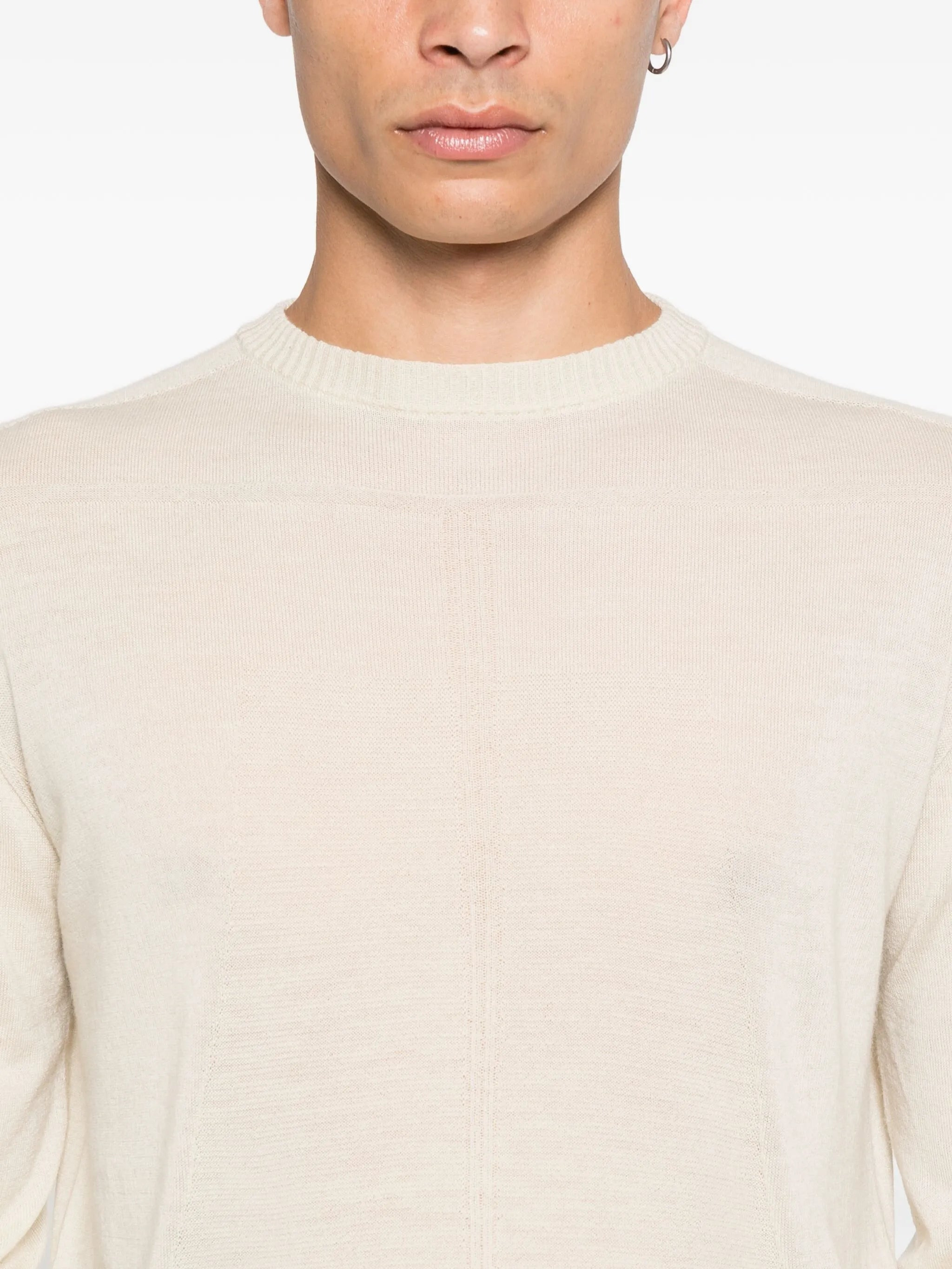 round-neck wool sweater - 5