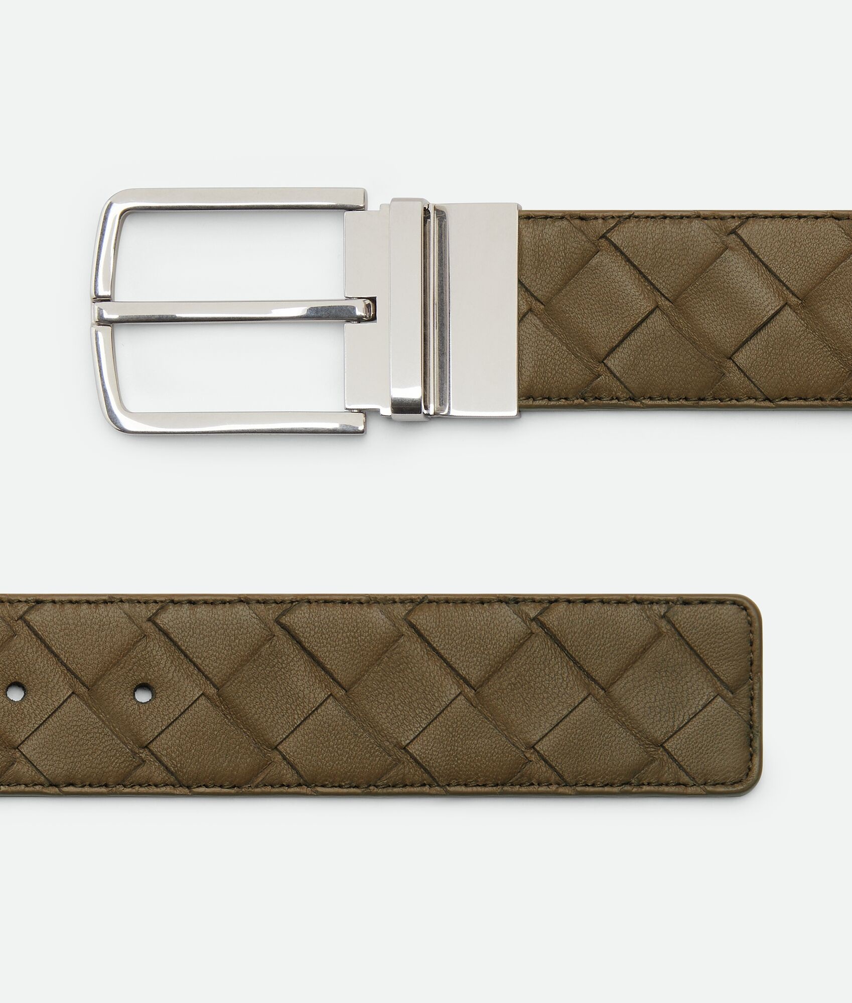 Intrecciato Reversible Belt - 4