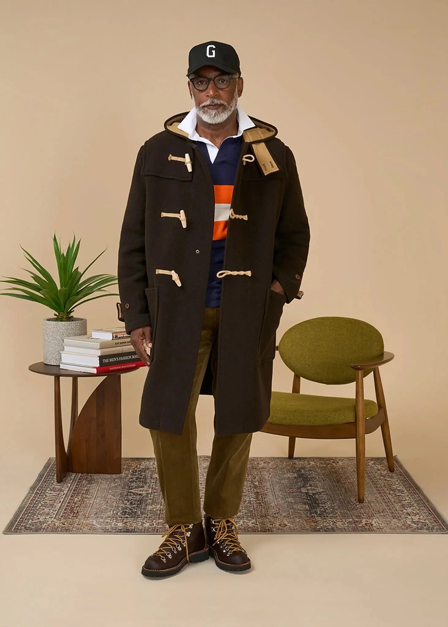 Men's Original Monty Duffle Coat Brown - 1