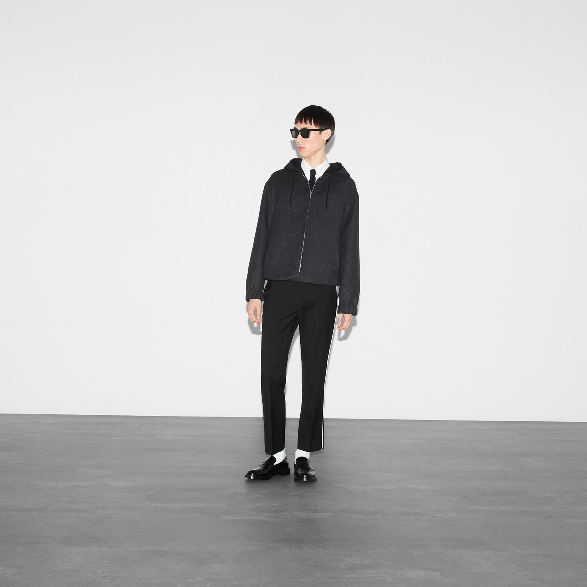 Wool hooded jacket - 2
