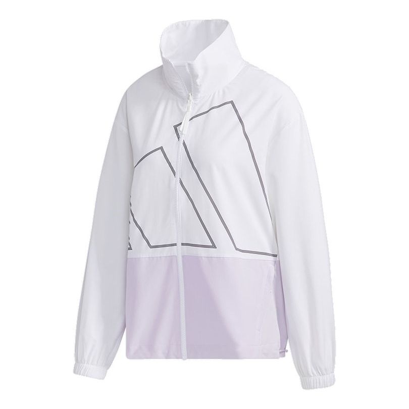 (WMNS) adidas Track Top Casual Sports Jacket White GL5619 - 1