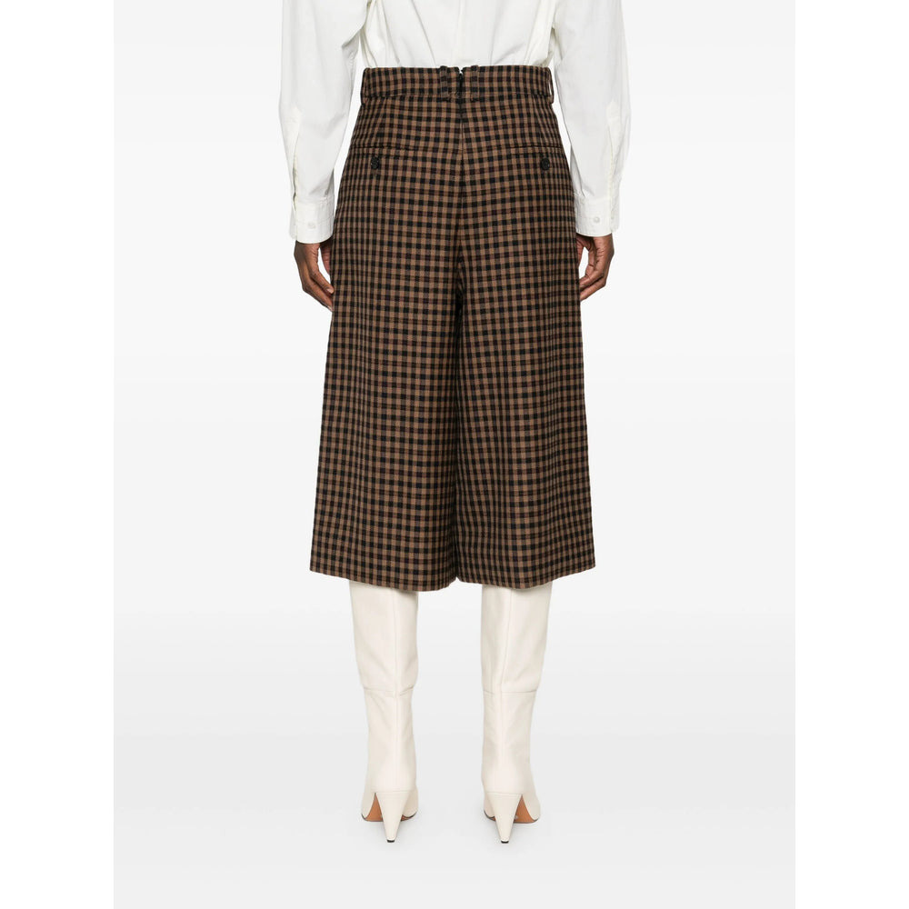 Saint Laurent Brown Trousers - Straight Trousers Women - 5