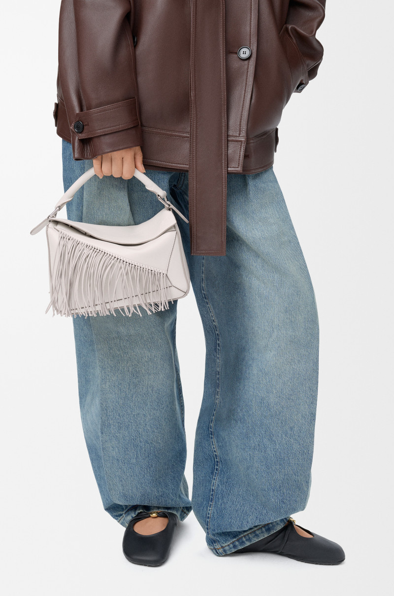 Loewe Fringe small Puzzle bag in classic calfskin outlook