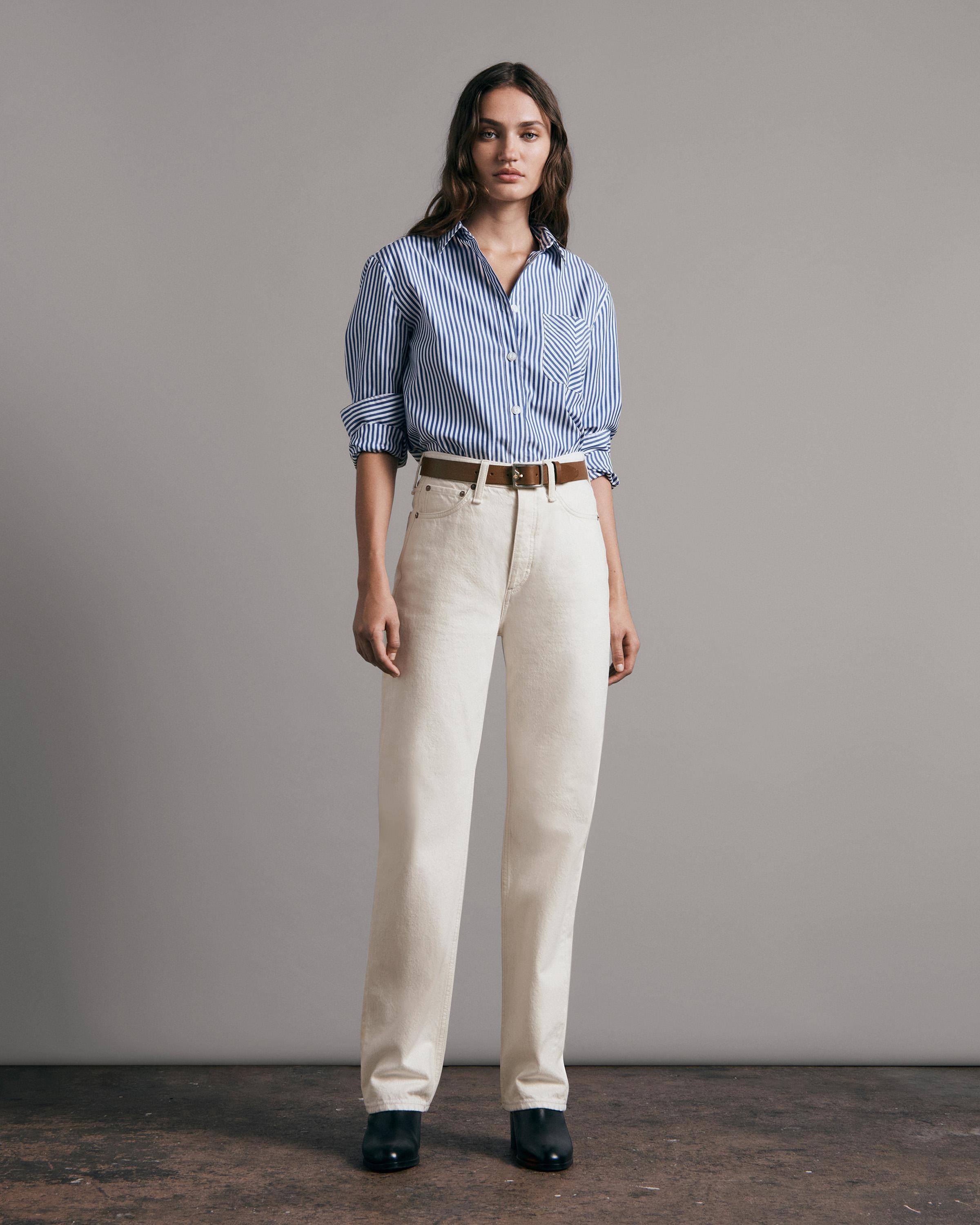 Alex High-Rise Straight - Ecru
Slim Fit Light Natural Jean - 3