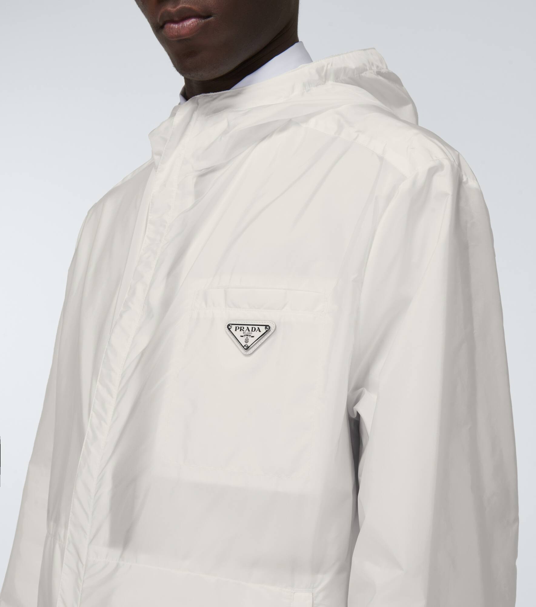 Re-Nylon raincoat - 5