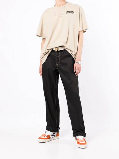 Off-White Warrior logo-print cotton T-shirt outlook