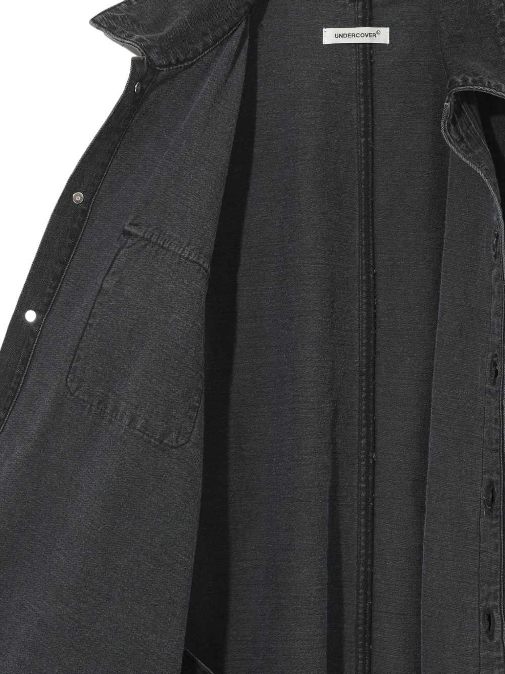 UC1E4411 frayed pocket shirt - 4
